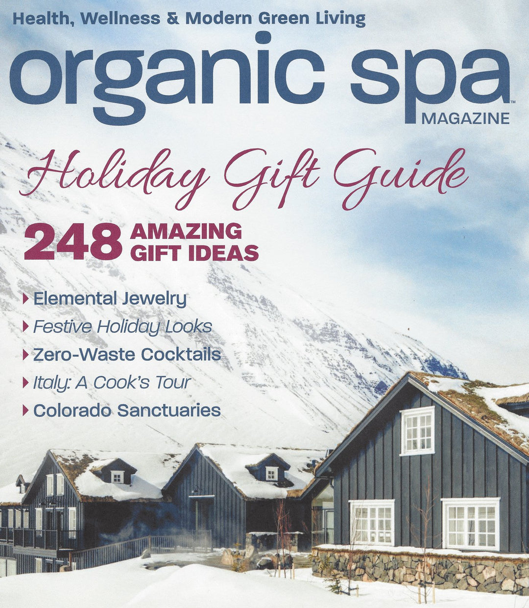 SEEN & HEARD - ORGANIC SPA MAGAZINE - DECEMBER 2018