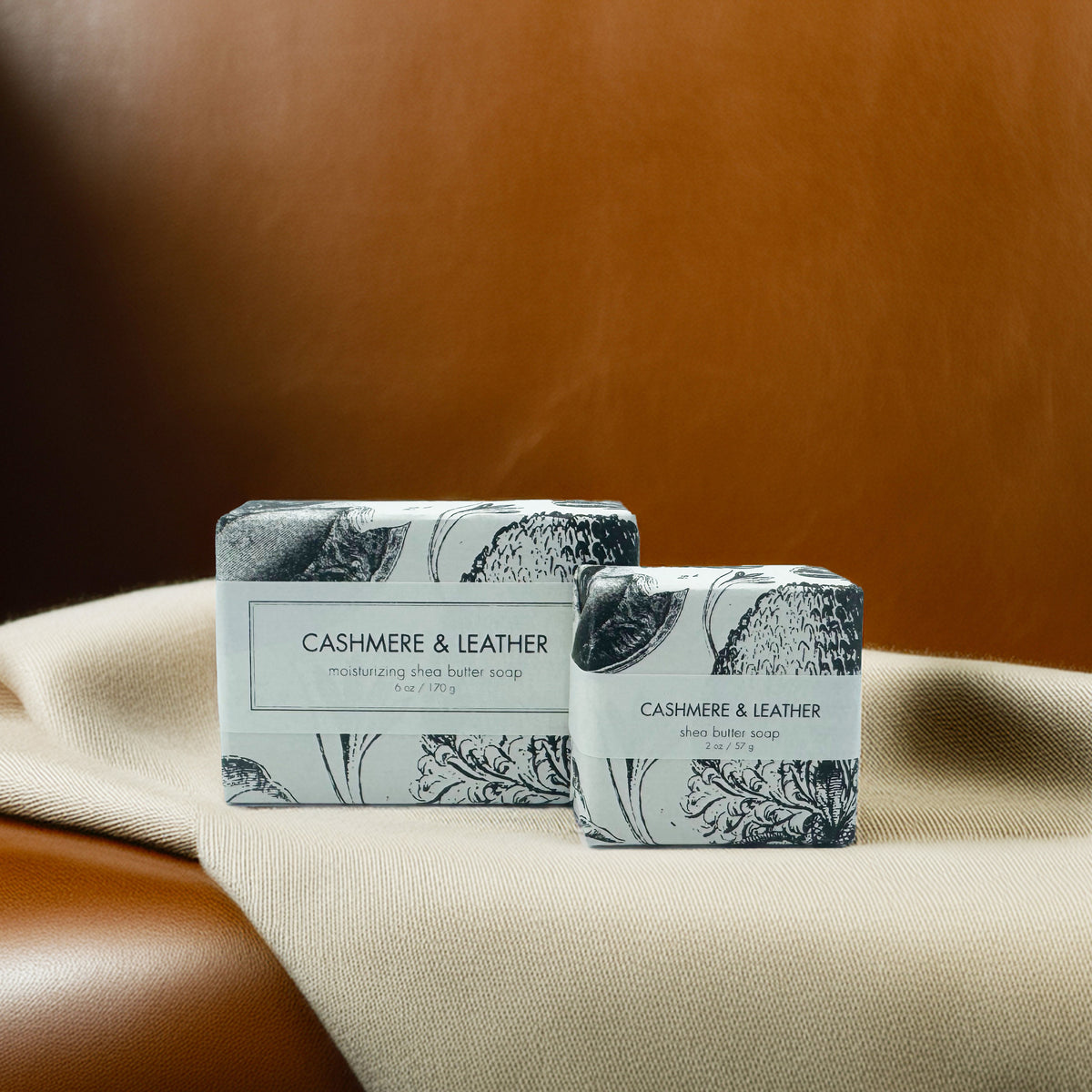 Cashmere & Leather Shea Butter Bar Soap