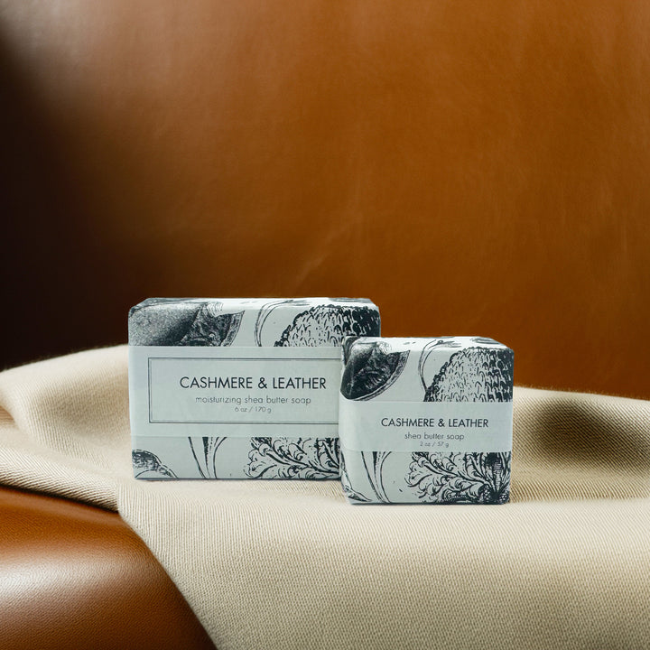 Cashmere & Leather - Shea Butter Bar Soap