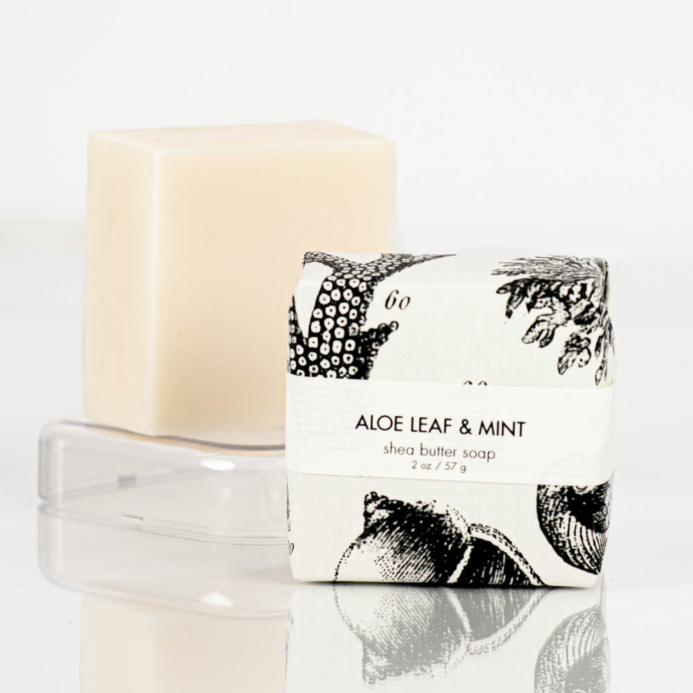 Aloe Leaf & Petite Shea Butter Soap
