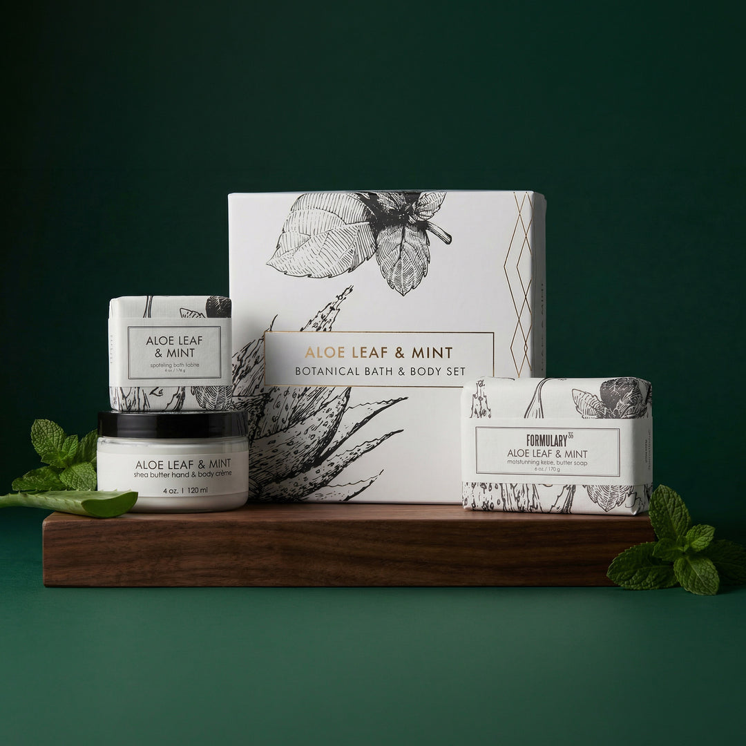 Aloe Leaf & Mint - Complete Fragrance Gift Set
