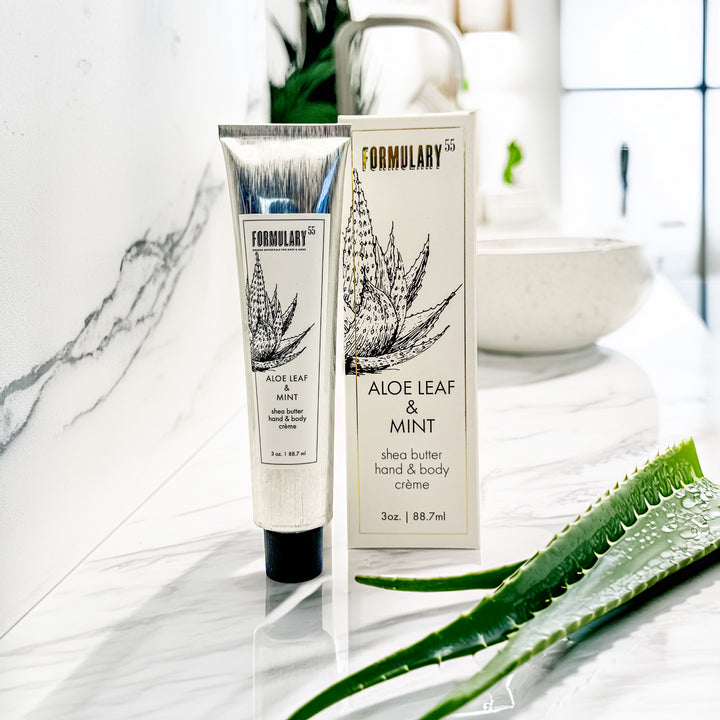 Aloe Leaf & Mint - On-the-Go Shea Butter Hand and Body Creme Tube