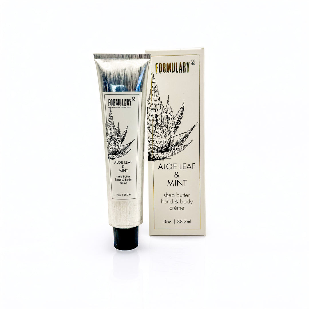 Aloe Leaf & Mint - On-the-Go Shea Butter Hand and Body Creme Tube