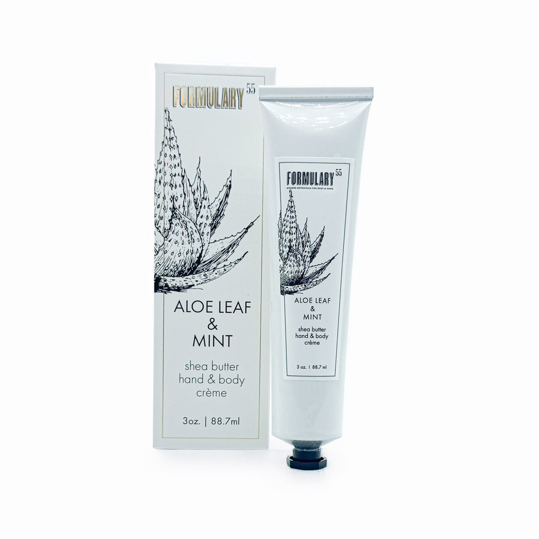Aloe Leaf & Mint - On-the-Go Shea Butter Hand and Body Creme Tube