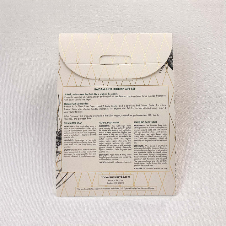 Balsam & Fir Holiday Gold Gift Set