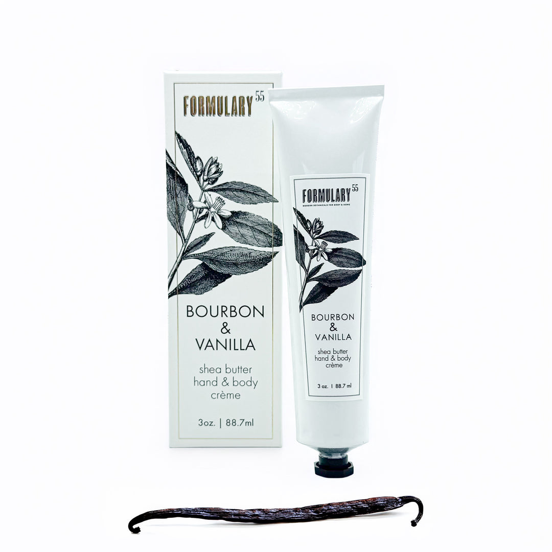 Bourbon &amp; Vanilla - Sheabutter-Hand- und Körpercremetube für unterwegs
