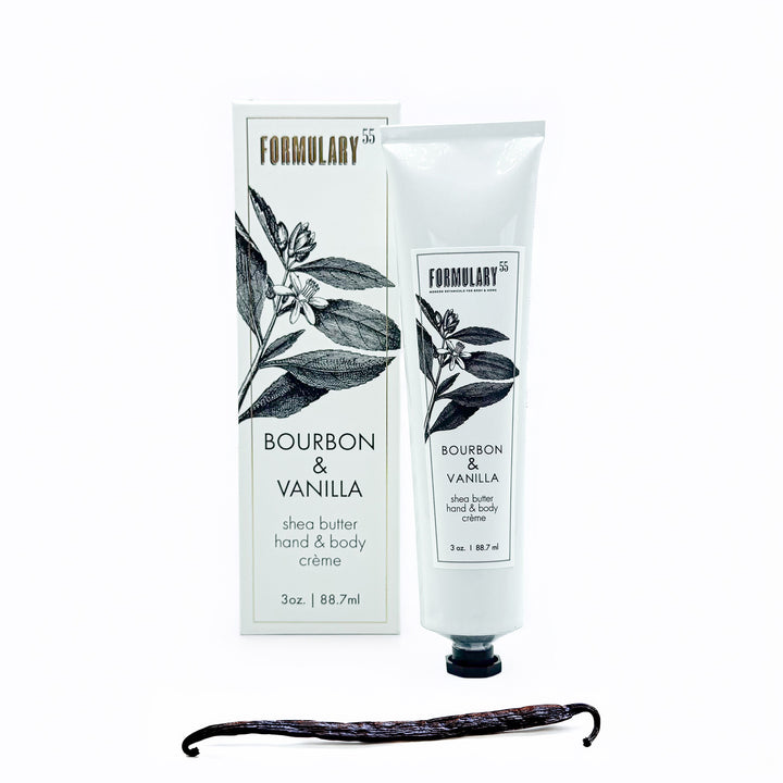 Bourbon &amp; Vanilla - Sheabutter-Hand- und Körpercremetube für unterwegs