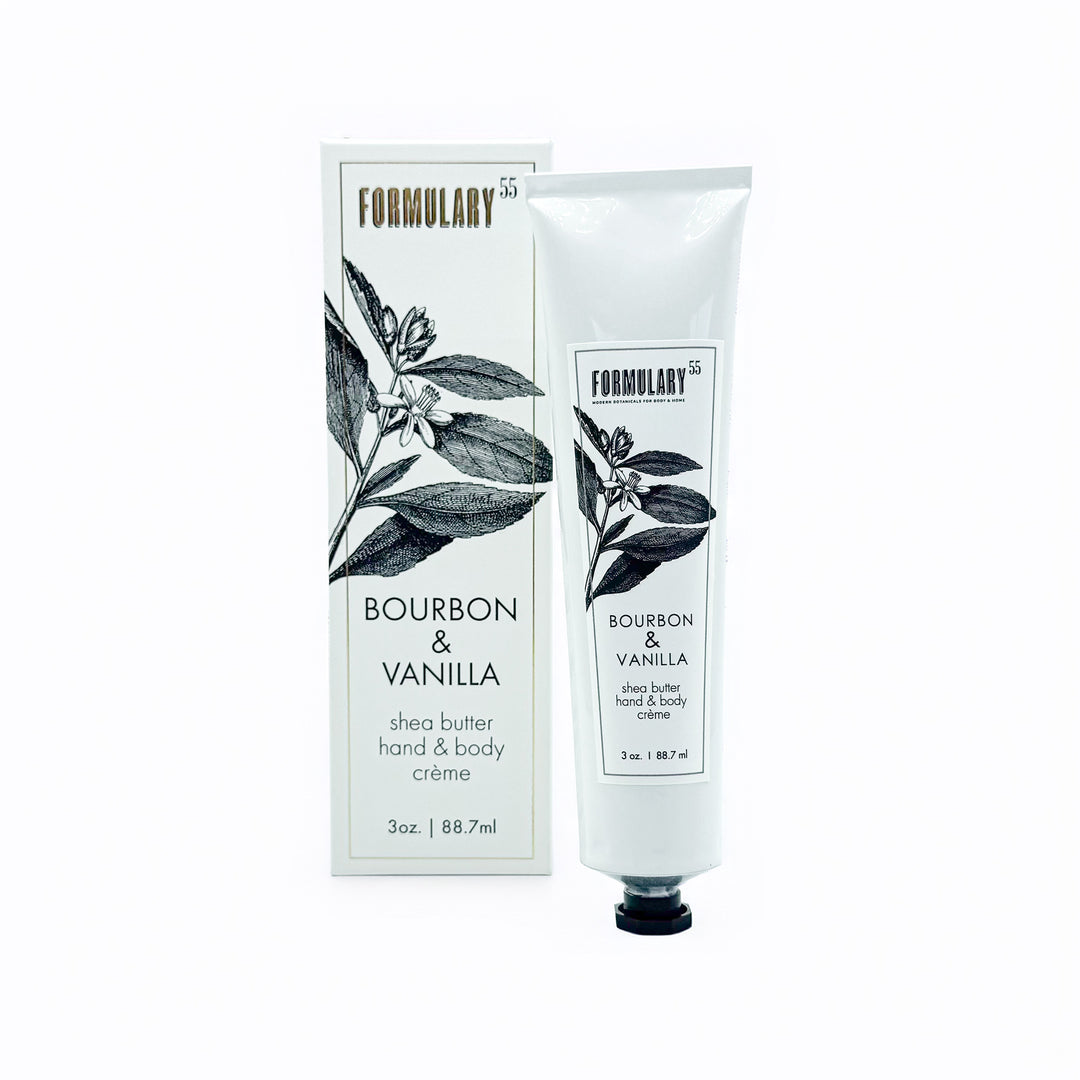 Bourbon &amp; Vanilla - Sheabutter-Hand- und Körpercremetube für unterwegs