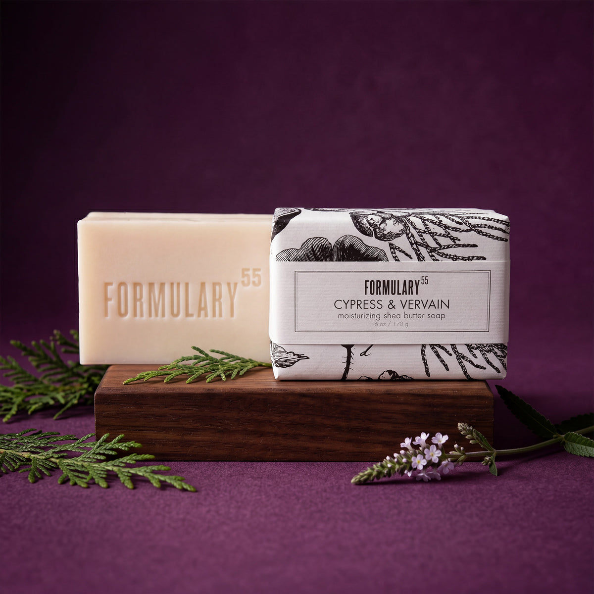 Cypress & Vervain Shea Butter Bar Soap
