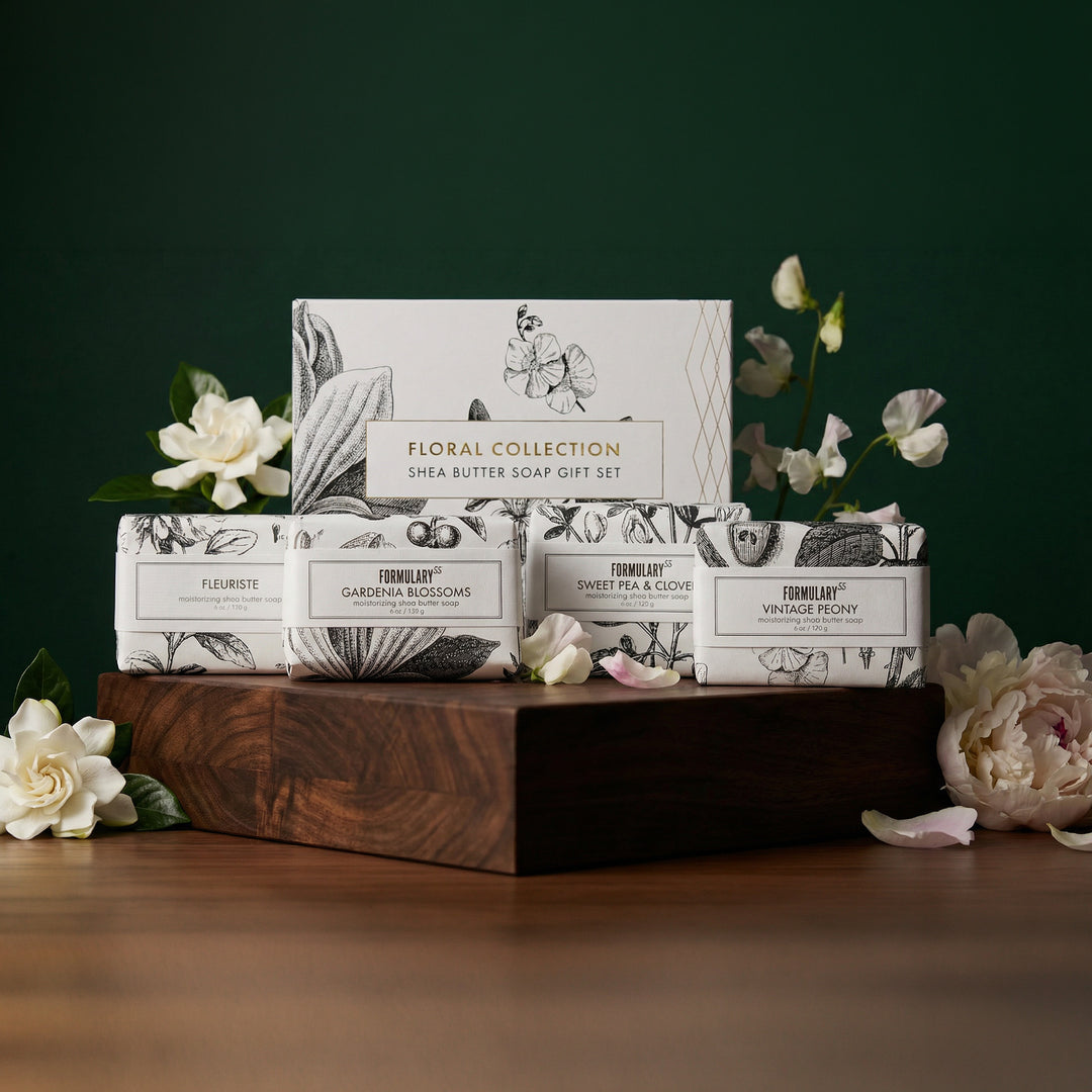Set de regalo de jabón de manteca de karité - Colección Floral Lovers