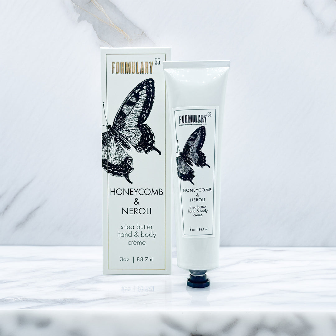 Honeycomb &amp; Neroli – Sheabutter-Hand- und Körpercremetube für unterwegs