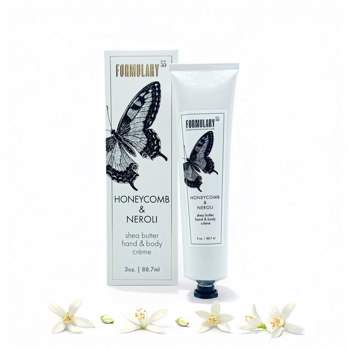 Honeycomb &amp; Neroli – Sheabutter-Hand- und Körpercremetube für unterwegs