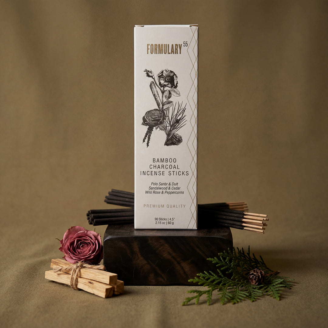 Bamboo Charcoal Incense Trio Gift Set