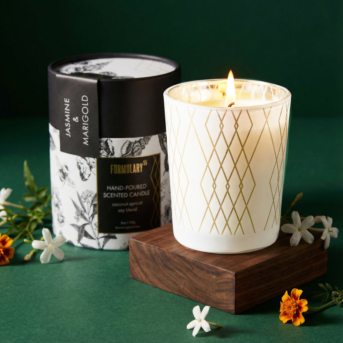 Jasmine & Marigold Glow Candle