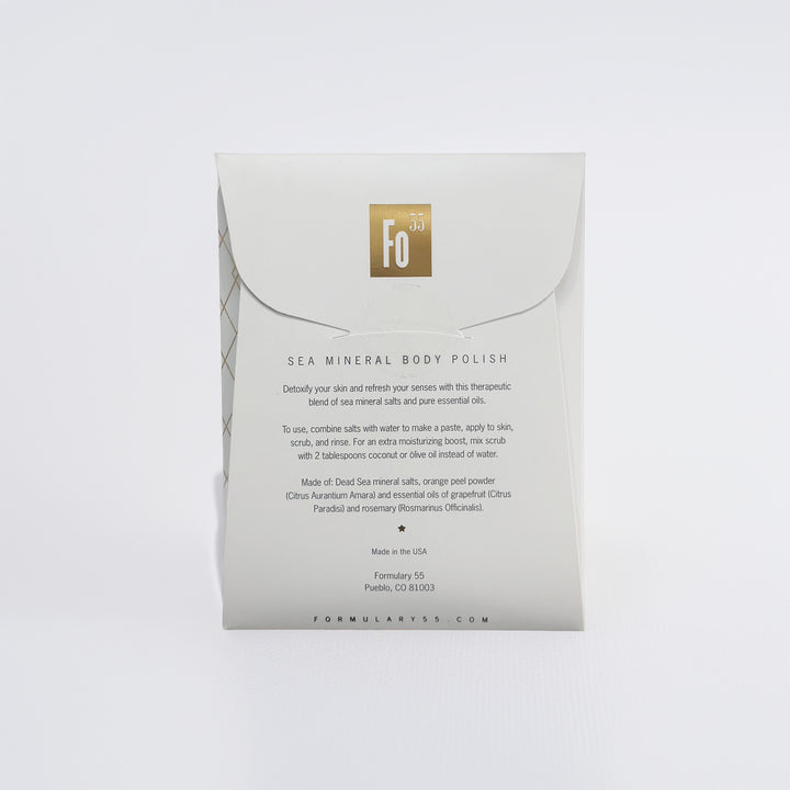 Tratamiento botánico Body Polish – Minerales marinos con pomelo y romero