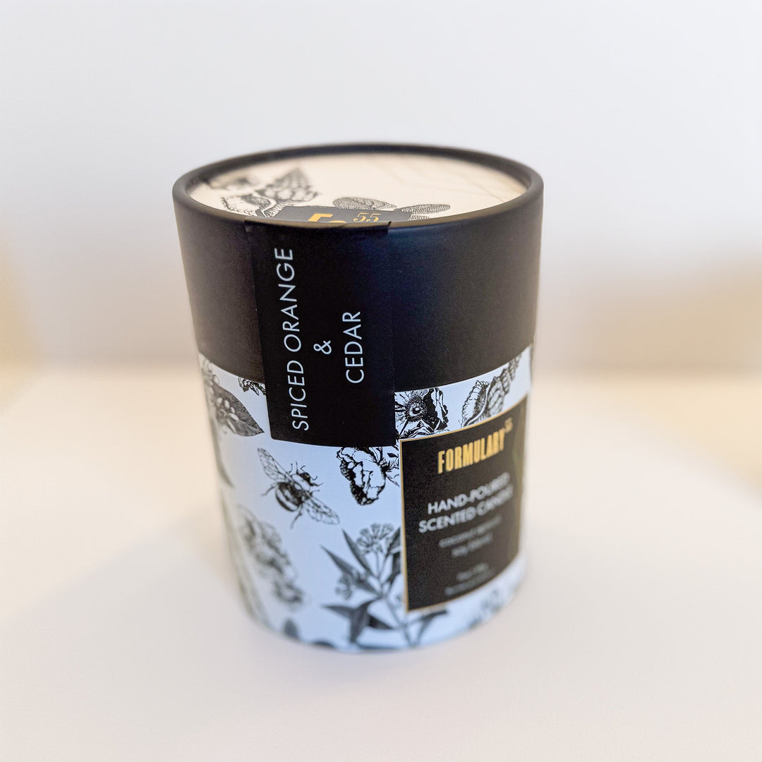 Spiced Orange & Cedar Holiday/Christmas Glow Candle