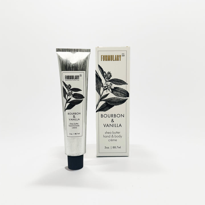 Bourbon &amp; Vanilla - Sheabutter-Hand- und Körpercremetube für unterwegs