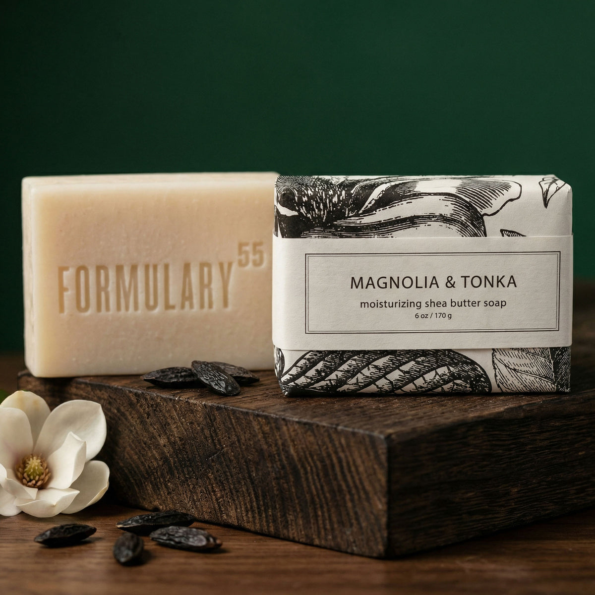 Magnolia & Tonka Shea Butter Bar Soap