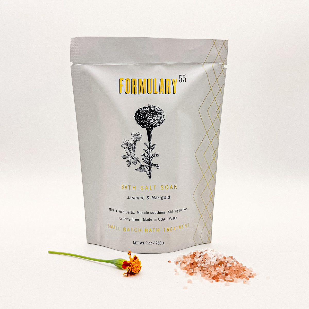 Jasmine & Marigold Bath Salt Soak
