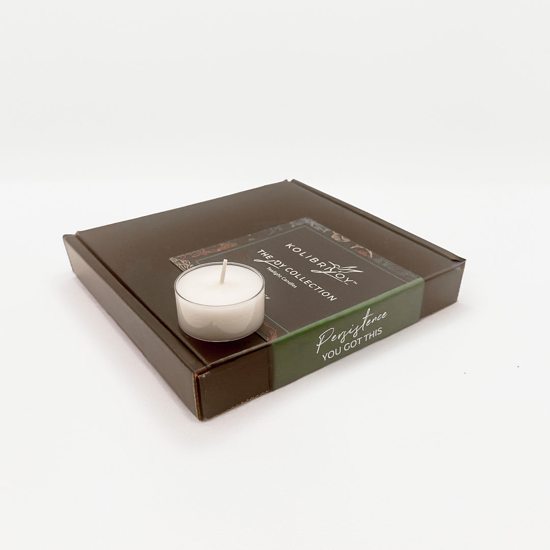 KolibriJoy Persistence TeaLight Candles Set of 14 - You Got This
