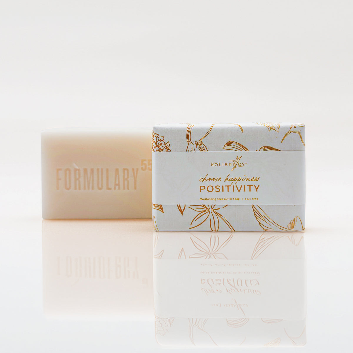 KolibriJoy Positivity "Choose Happiness" - Shea Butter Bar Soap