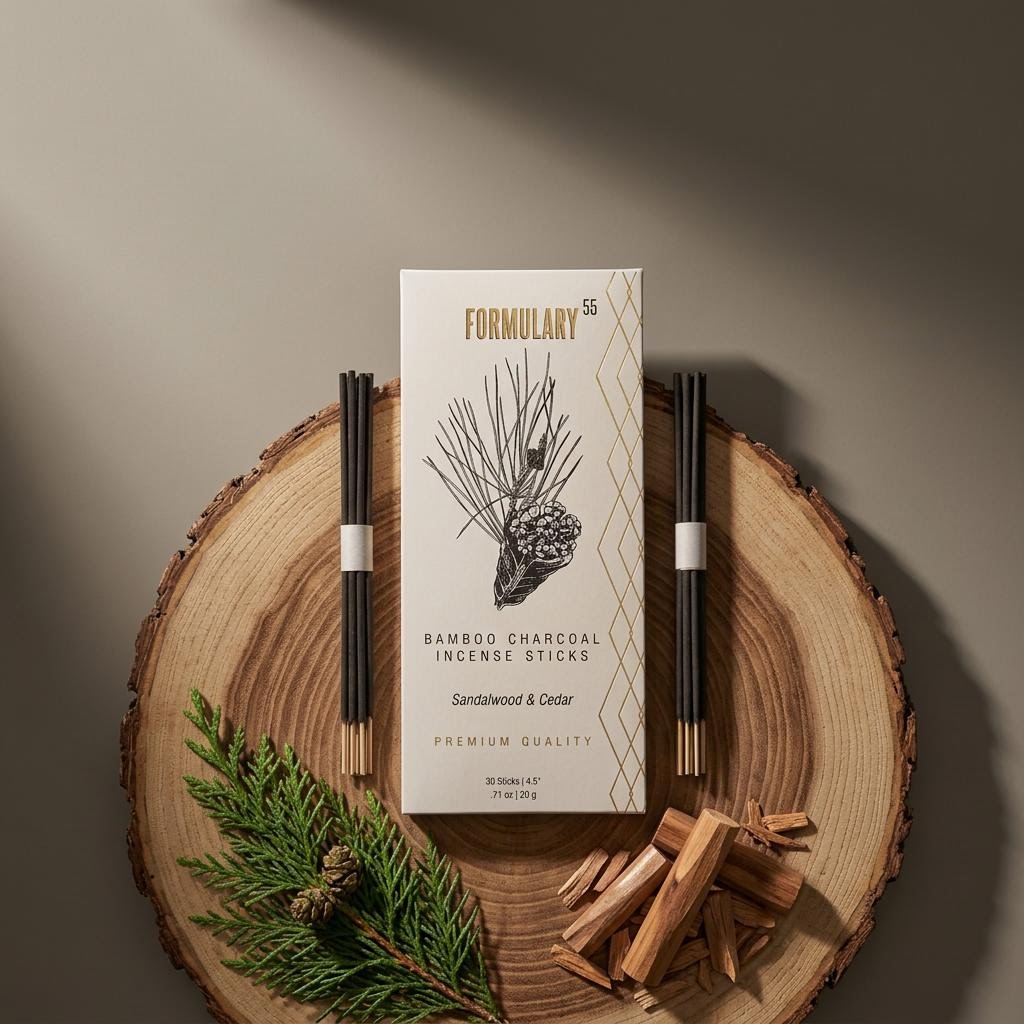 Sandalwood & Cedar – Bamboo Incense Sticks