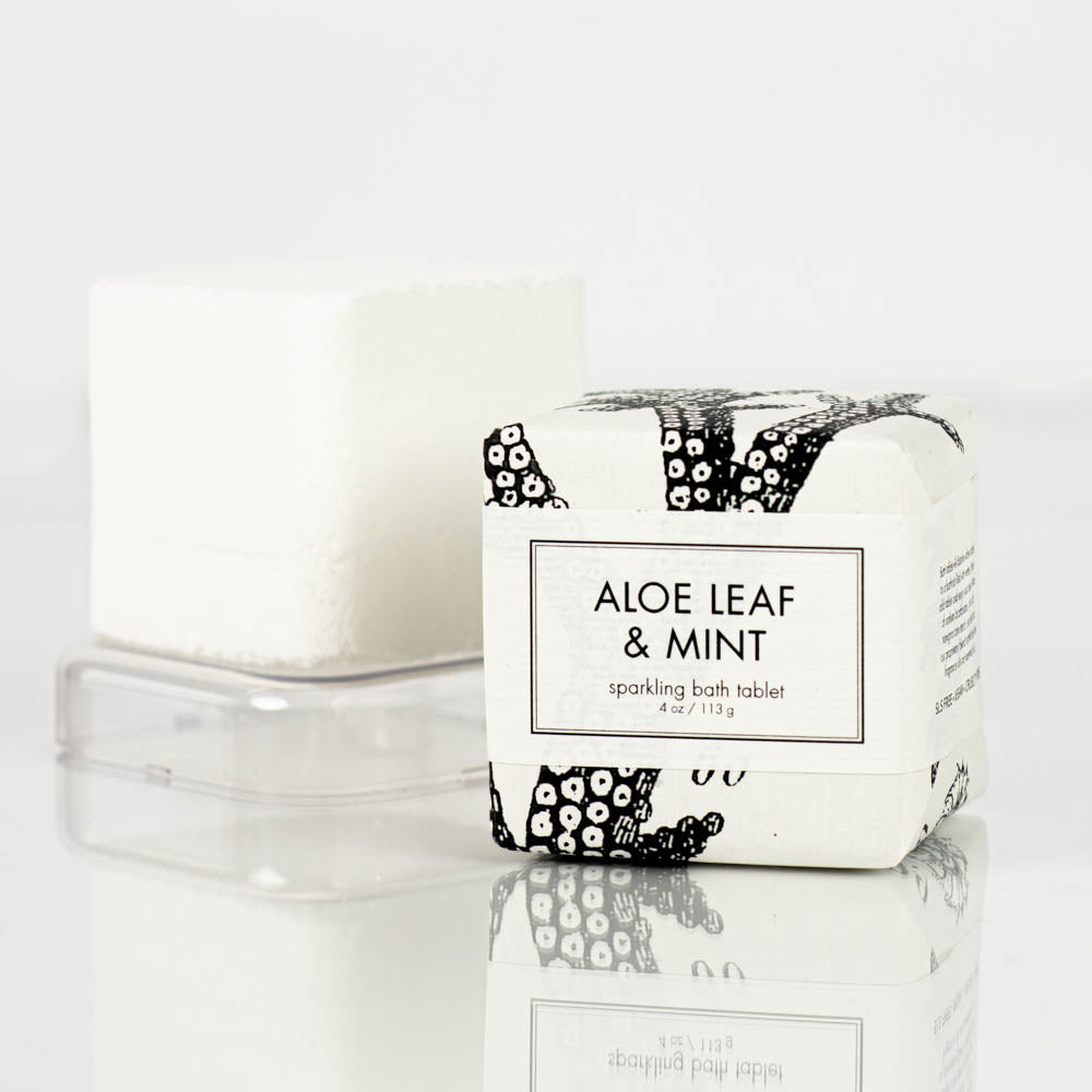 Aloe Leaf & Sparkling Bath Tablet