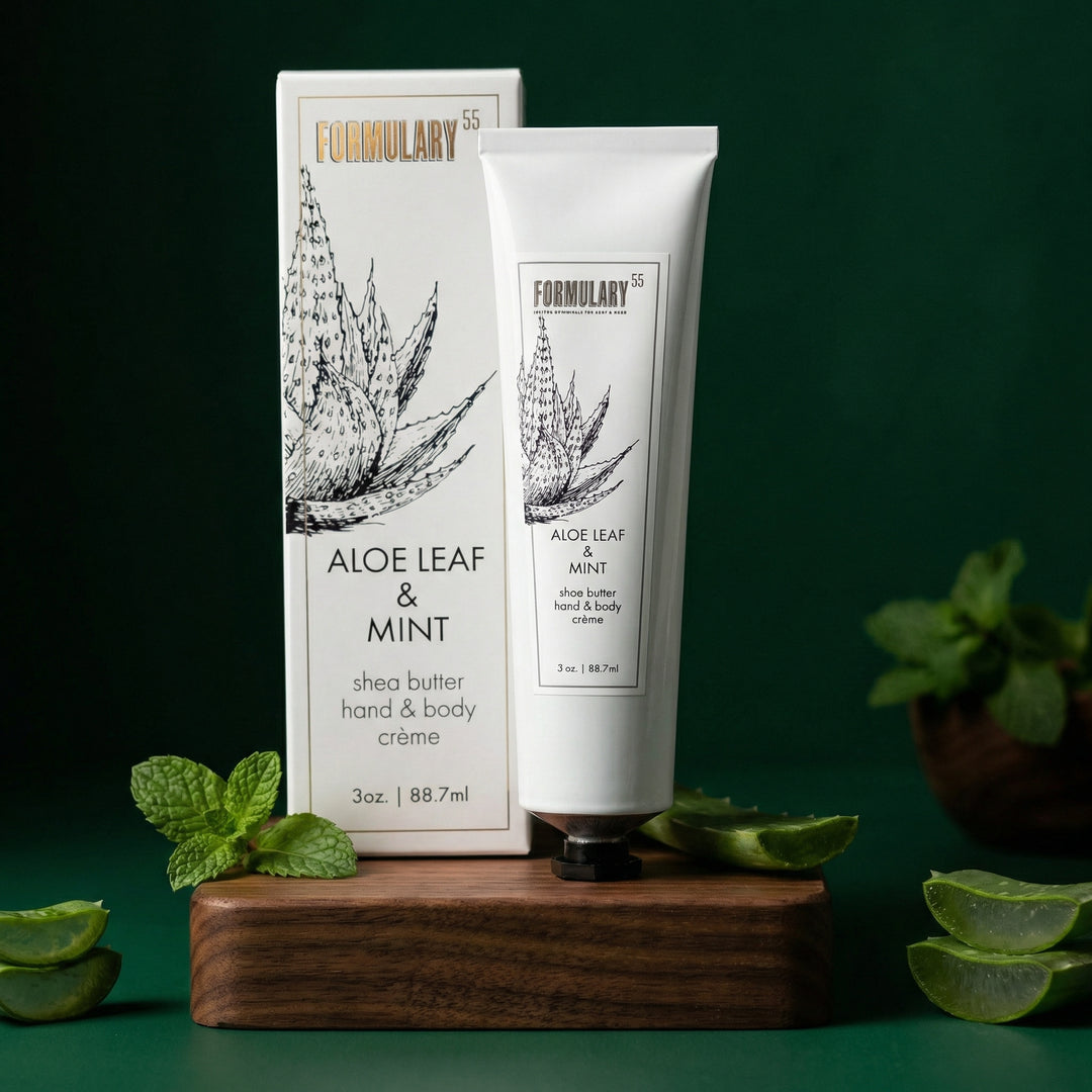 Aloe Leaf & Mint - On-the-Go Shea Butter Hand and Body Creme Tube