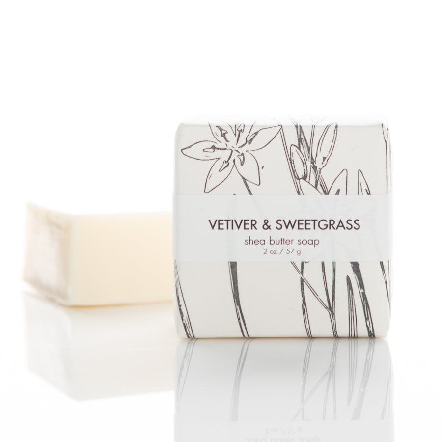 Vetiver & Sweetgrass Petite Shea Butter Soap
