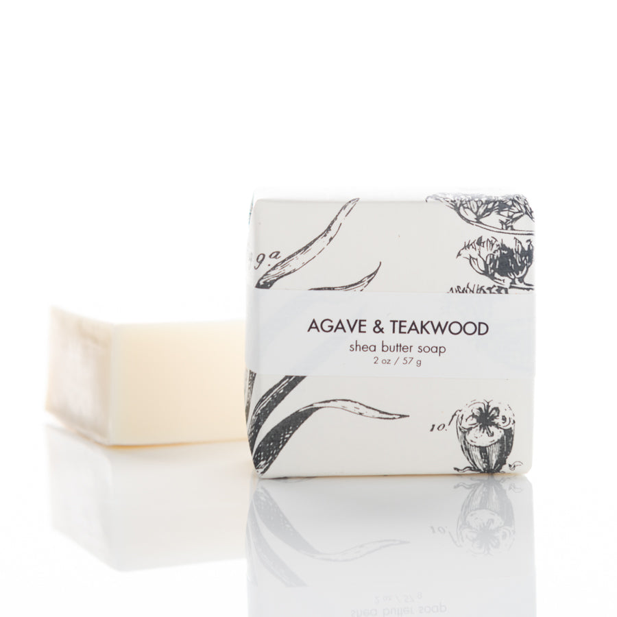 Agave & Teakwood Petite Shea Butter Soap