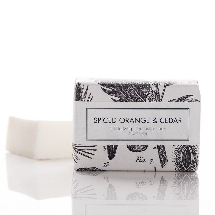 Spiced Orange & Cedar - Shea Butter Bar Soap