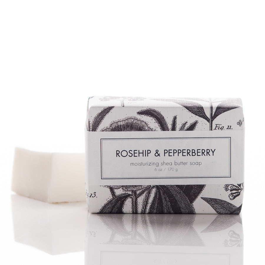 Rosehip & Pepperberry Shea Butter Bath Bar