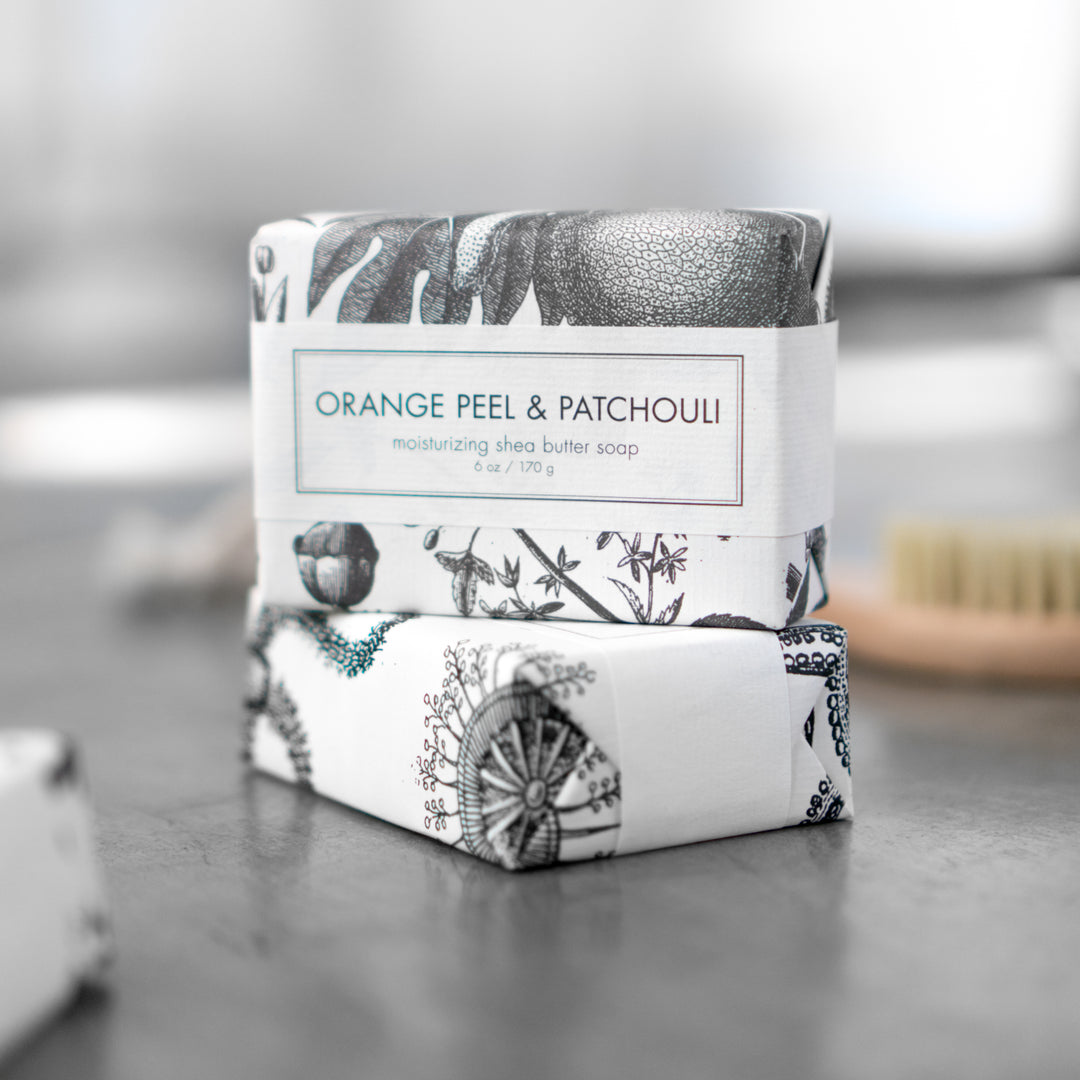 Orange Peel & Patchouli - Shea Butter Soap